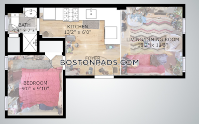 South Boston 1 Bed 1 Bath BOSTON Boston - $2,600 50% Fee