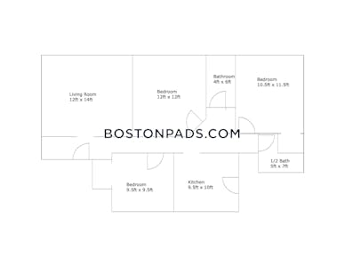 Brighton 3 Bed 1.5 Bath BOSTON Boston - $4,550 No Fee