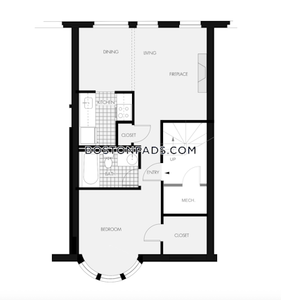 Back Bay 1 Bed 1 Bath Boston - $2,855