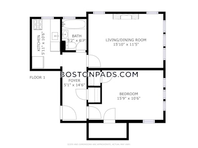 Allston 1.5 Beds 1 Bath Boston - $2,550 No Fee