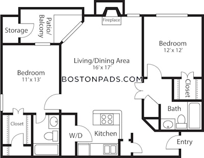 Quincy 2 Bed 2 Bath QUINCY  South Quincy - $2,790