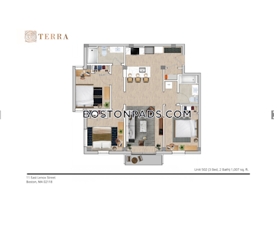 South End 3 Bed 2 Bath BOSTON Boston - $5,600 No Fee