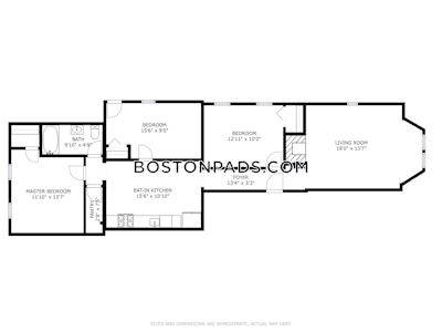 Somerville 3 Beds 1 Bath  Union Square - $3,950