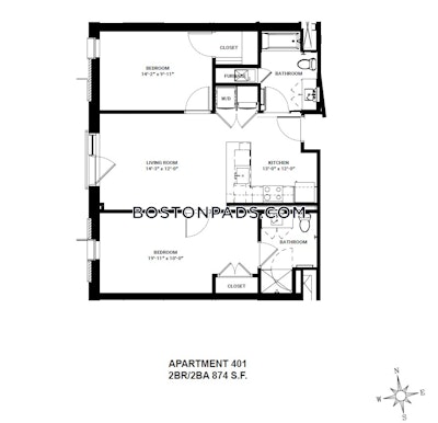 Allston Apartment for rent 2 Bedrooms 2 Baths Boston - $5,075 No Fee