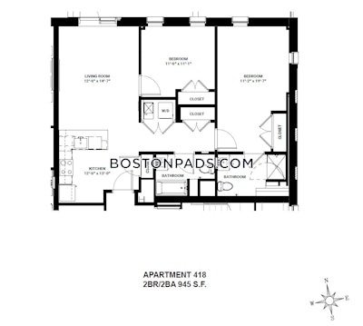 Allston Apartment for rent 2 Bedrooms 2 Baths Boston - $5,100 No Fee