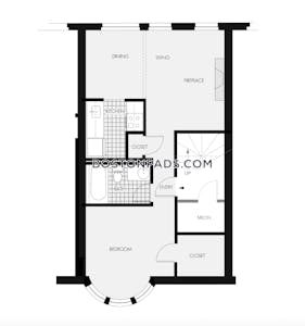 Back Bay Apartment for rent 1 Bedroom 1 Bath Boston - $2,855