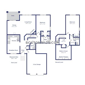 Waltham Apartment for rent 2 Bedrooms 2 Baths - $3,195