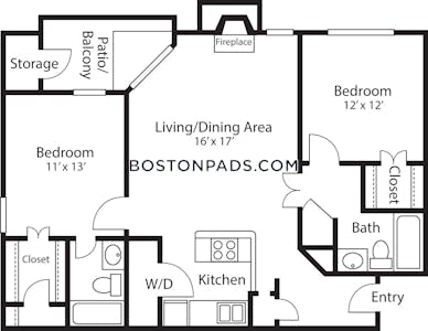 Quincy 2 Beds 2 Baths  South Quincy - $2,920