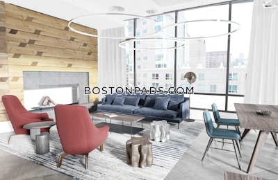 Seaport/waterfront Apartment for rent 2 Bedrooms 1 Bath Boston - $6,136 No Fee